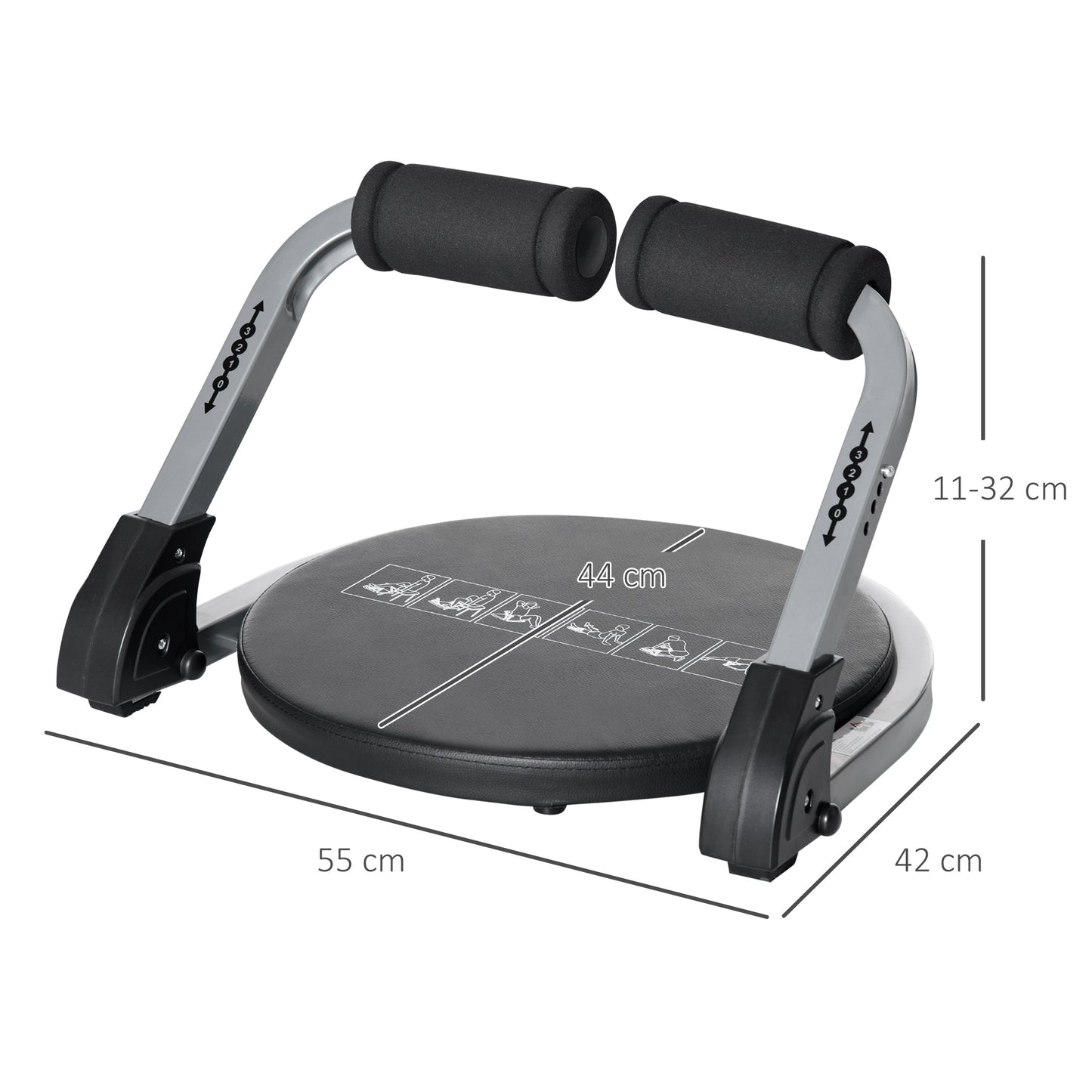 Abs Trainer, Ab Machine, Abs Workout Equipment, Whole Body Exercise Equipment for Home Gym-2