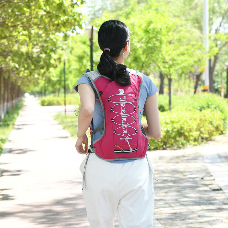 12L Outdoor Sport Cycling Running Water Bag Storage Hydration Pocket Backpack UltraLight Hiking Bike Riding-2