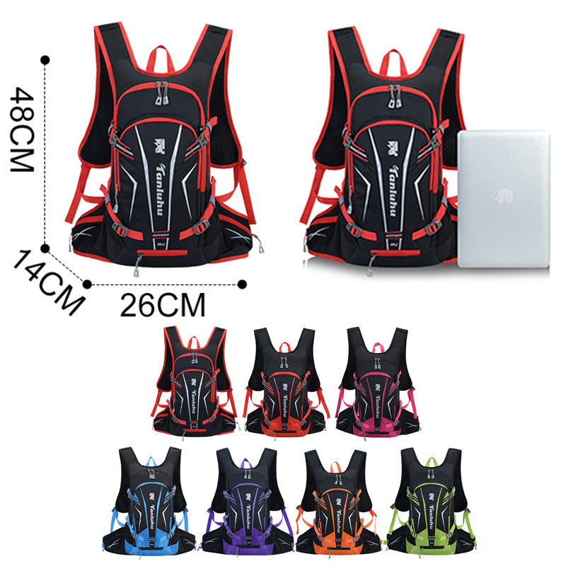 25L Sport Cycling Bag Rid Backpack For Bicycle Women Men Bike Outdoor Running Hiking Black Reflective Cycling Backpack-4