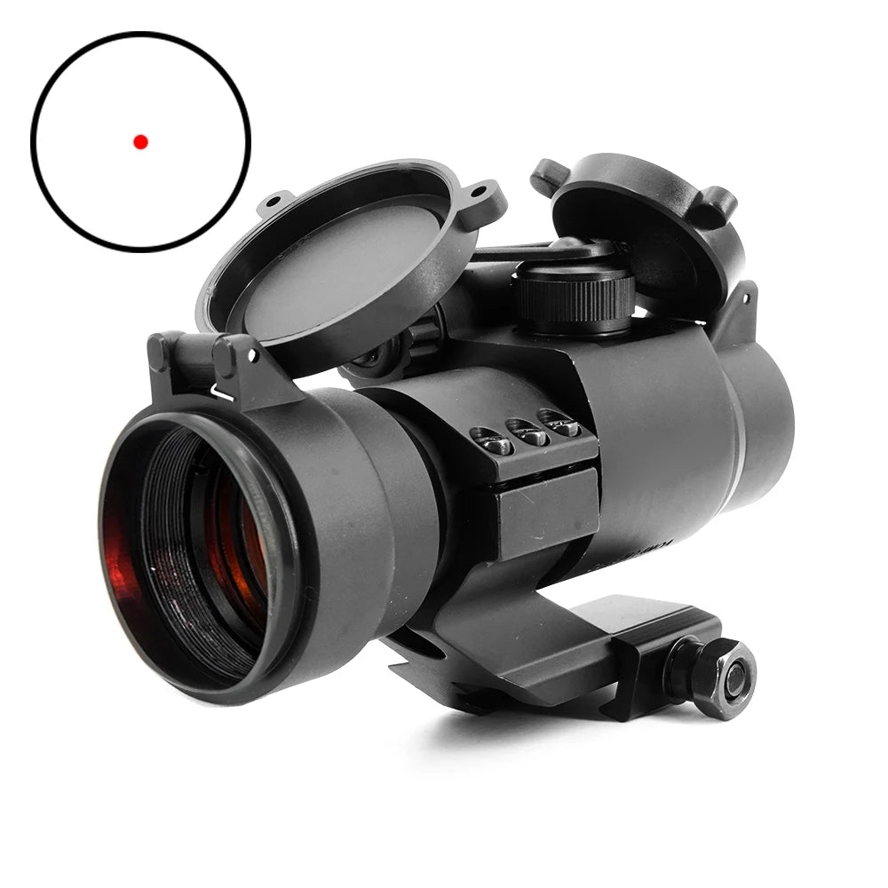 Airsoft M2/M4 M68 Red Dot Reflex Sight Hunting Scope 4MOA With Flip-up Lens Covers MK18 Mount Full Origianl Markings