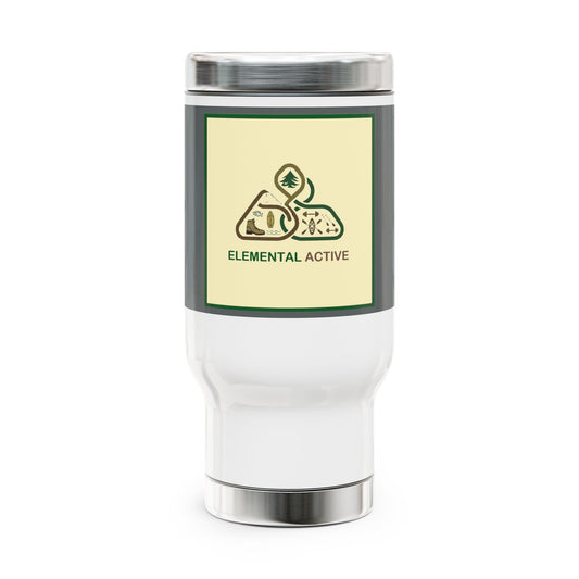 Elemental Active Lifestyle Travel Mug - Ideal Gift for Adventurers, Eco-Friendly Coffee Cup, Insulated Travel Tumbler, Personalized Drinkware, [...]