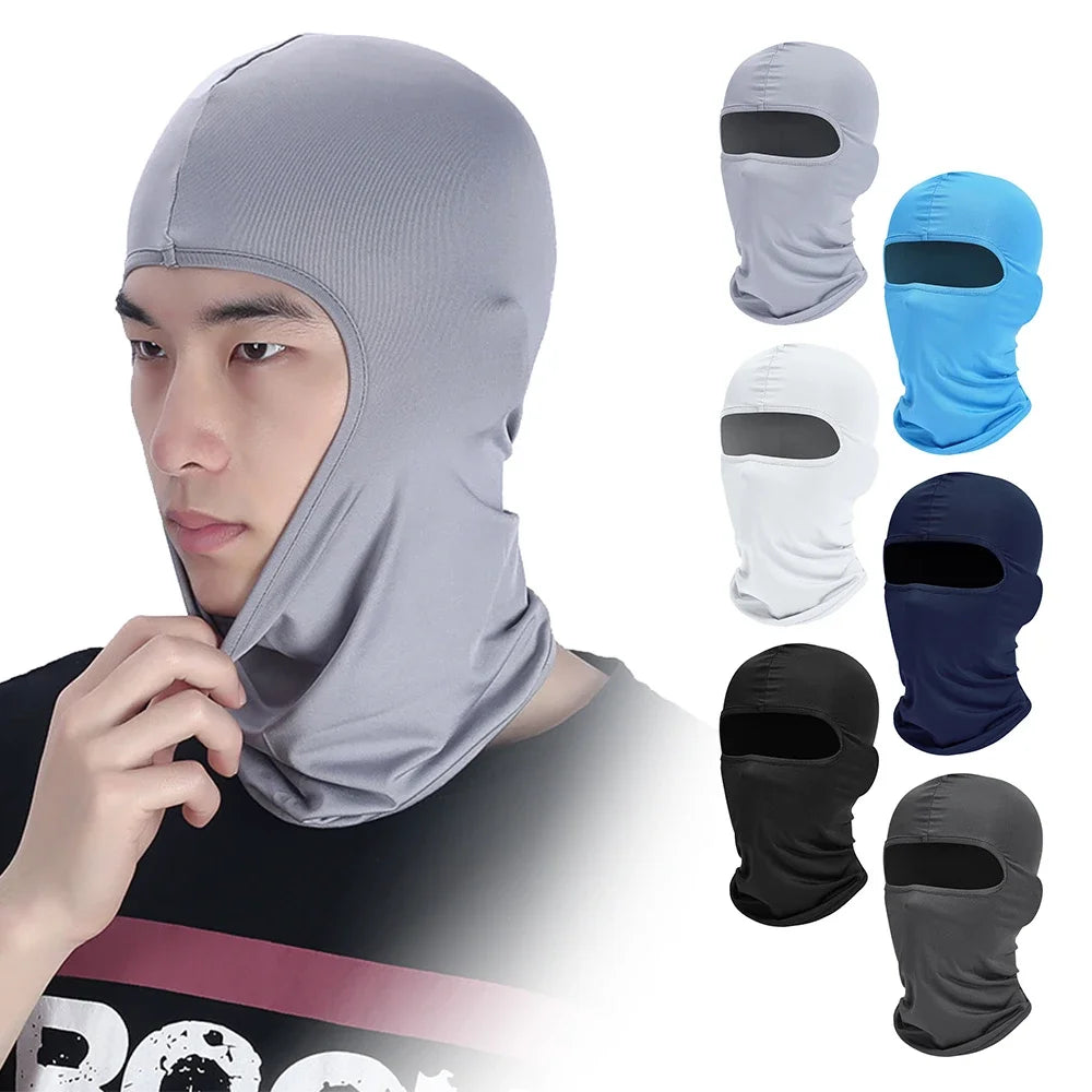 Balaclava Full Face Mask Hiking Cycling Camping Hunting Airsoft Cap Bike Head Cover Summer Men Women Ski Mask