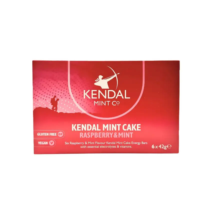 KMC NRG BAR Kendal Mint Cake Pocket-sized Energy Bar - Raspberry & Mint-3