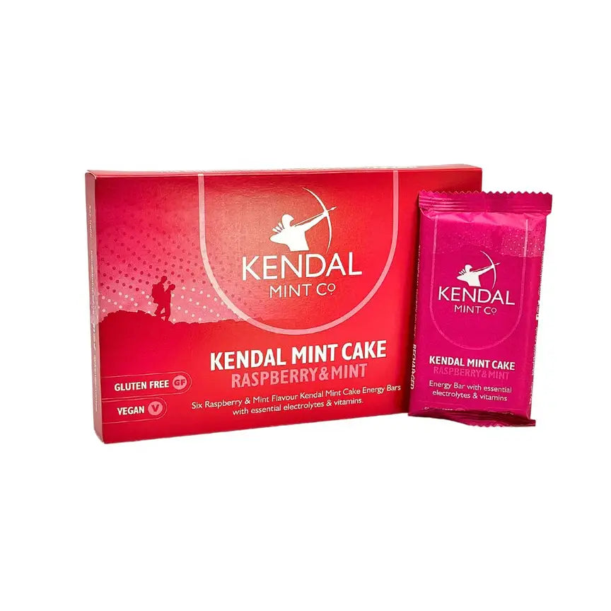 KMC NRG BAR Kendal Mint Cake Pocket-sized Energy Bar - Raspberry & Mint-4