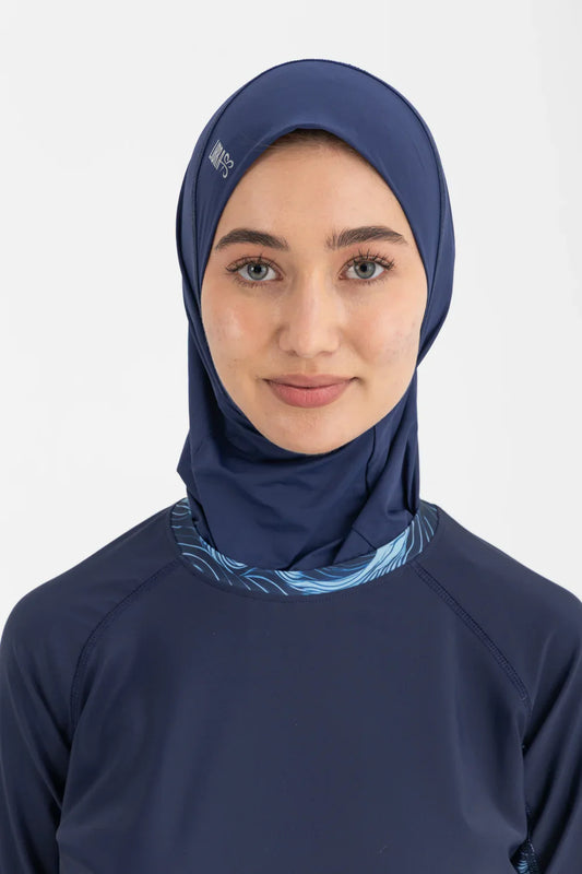 Ultra-Fit Swim Hijab - Navy-0