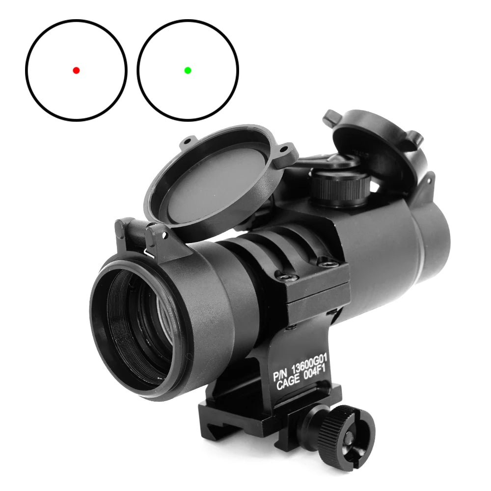 Airsoft M2/M4 M68 Red Dot Reflex Sight Hunting Scope 4MOA With Flip-up Lens Covers MK18 Mount Full Origianl Markings