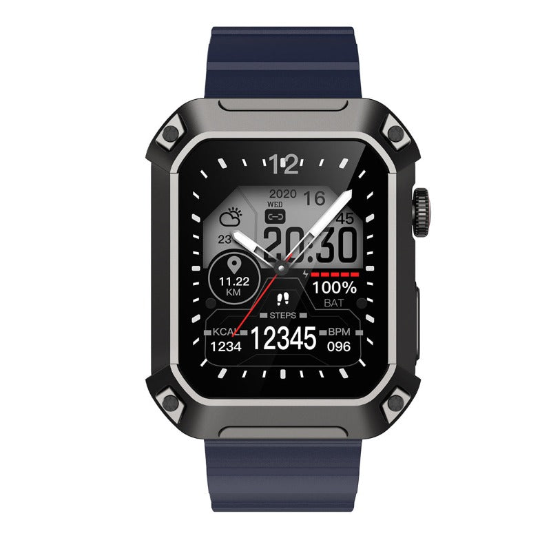 Military Smart Watch for Men Outdoor Tactical Smartwatch, ip69K Waterproof Rugged Bluetooth Dail Calls Speaker-2